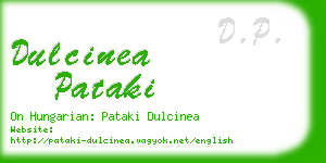 dulcinea pataki business card